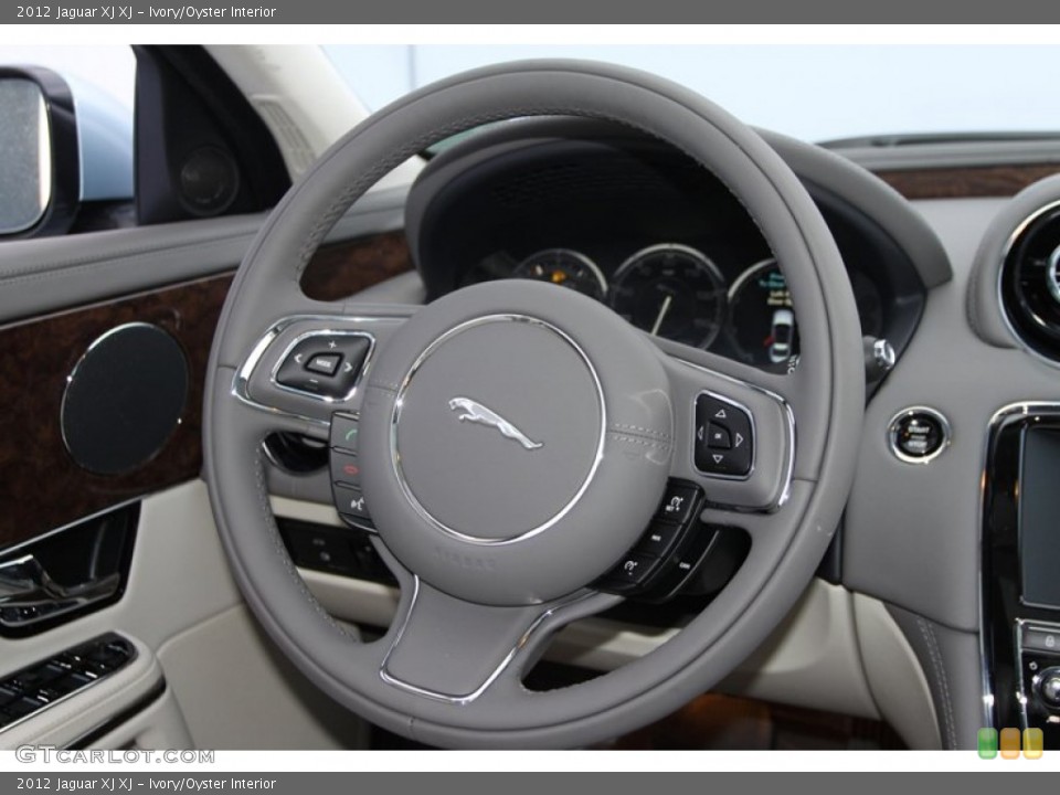 Ivory/Oyster Interior Steering Wheel for the 2012 Jaguar XJ XJ #60837752