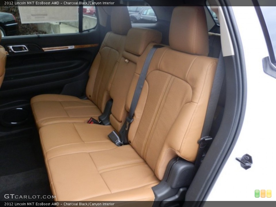 Charcoal Black/Canyon Interior Photo for the 2012 Lincoln MKT EcoBoost AWD #60837833