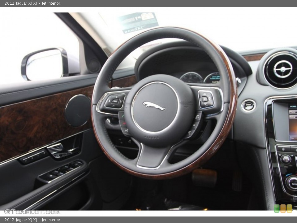 Jet Interior Steering Wheel for the 2012 Jaguar XJ XJ #60837956