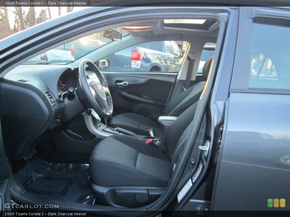 Dark Charcoal Interior Photo for the 2009 Toyota Corolla S #60838550