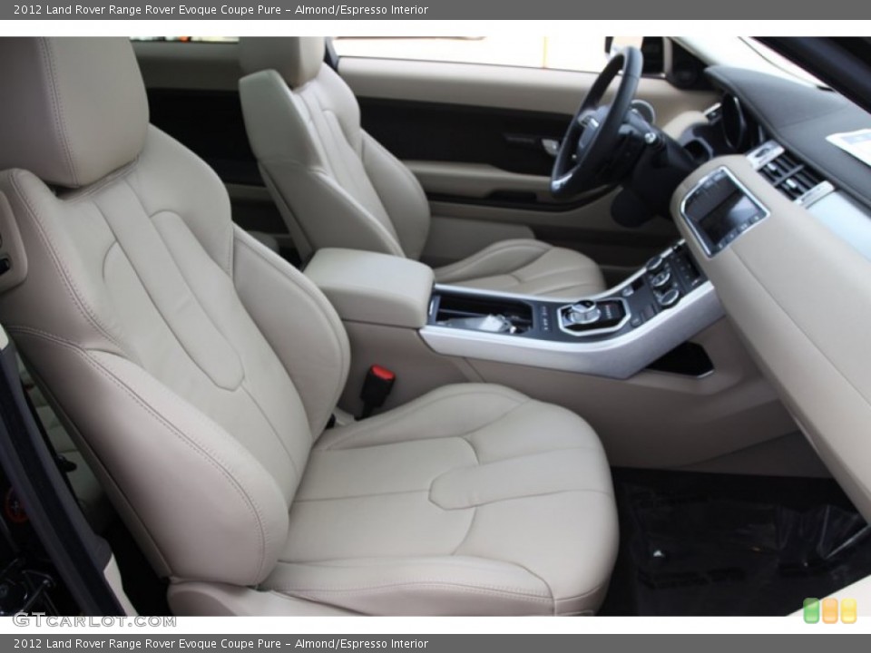 Almond/Espresso Interior Photo for the 2012 Land Rover Range Rover Evoque Coupe Pure #60838575