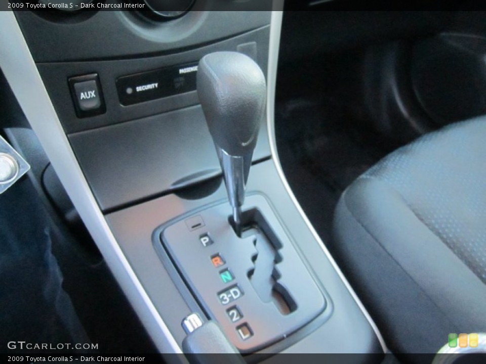 Dark Charcoal Interior Transmission for the 2009 Toyota Corolla S #60838608