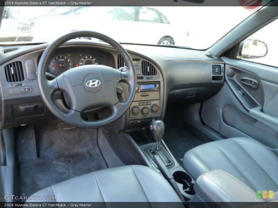 Gray Interior Dashboard for the 2004 Hyundai Elantra GT Hatchback #60840536