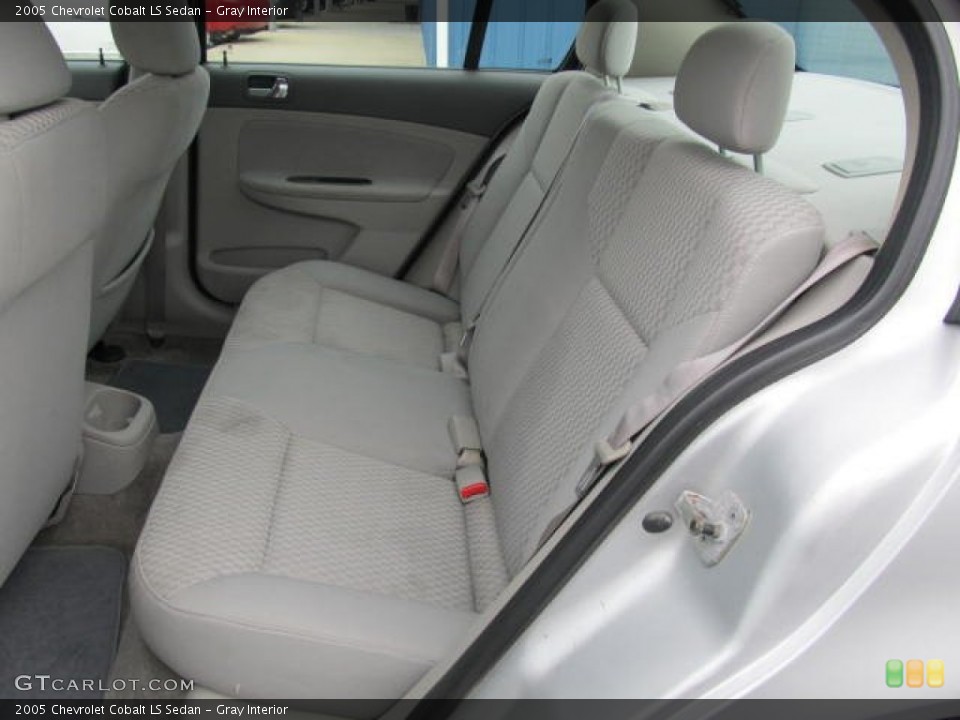 Gray Interior Rear Seat for the 2005 Chevrolet Cobalt LS Sedan #60841684