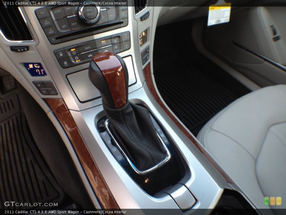 Cashmere/Cocoa Interior Transmission for the 2011 Cadillac CTS 4 3.6 AWD Sport Wagon #60842920