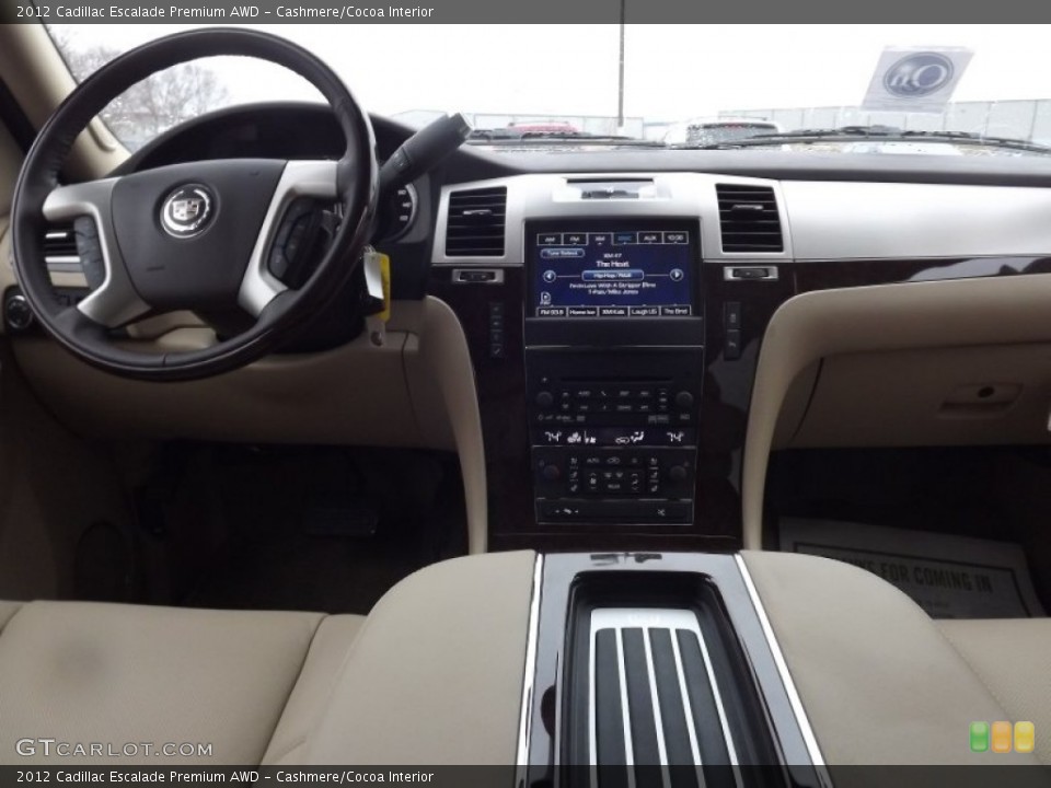 Cashmere/Cocoa Interior Dashboard for the 2012 Cadillac Escalade Premium AWD #60842938