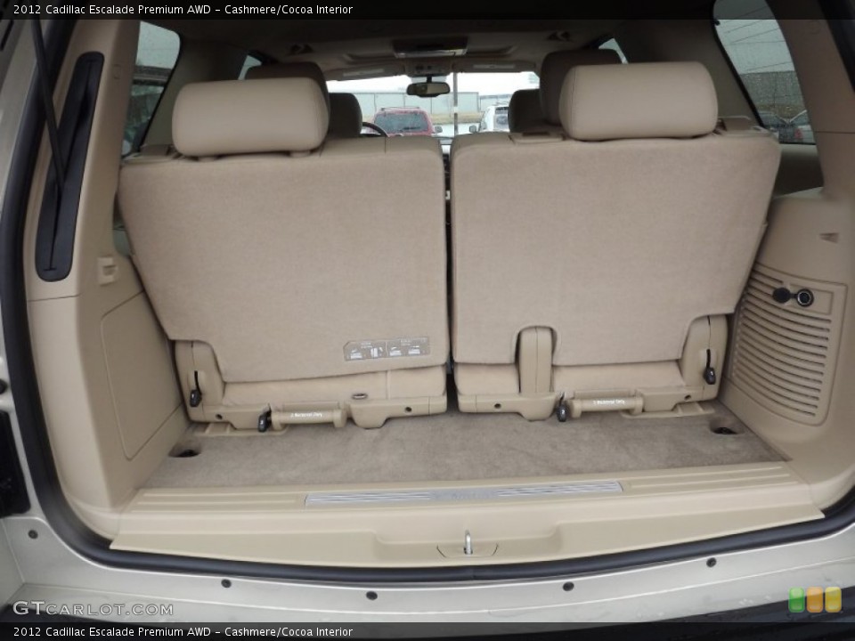 Cashmere/Cocoa Interior Trunk for the 2012 Cadillac Escalade Premium AWD #60842987