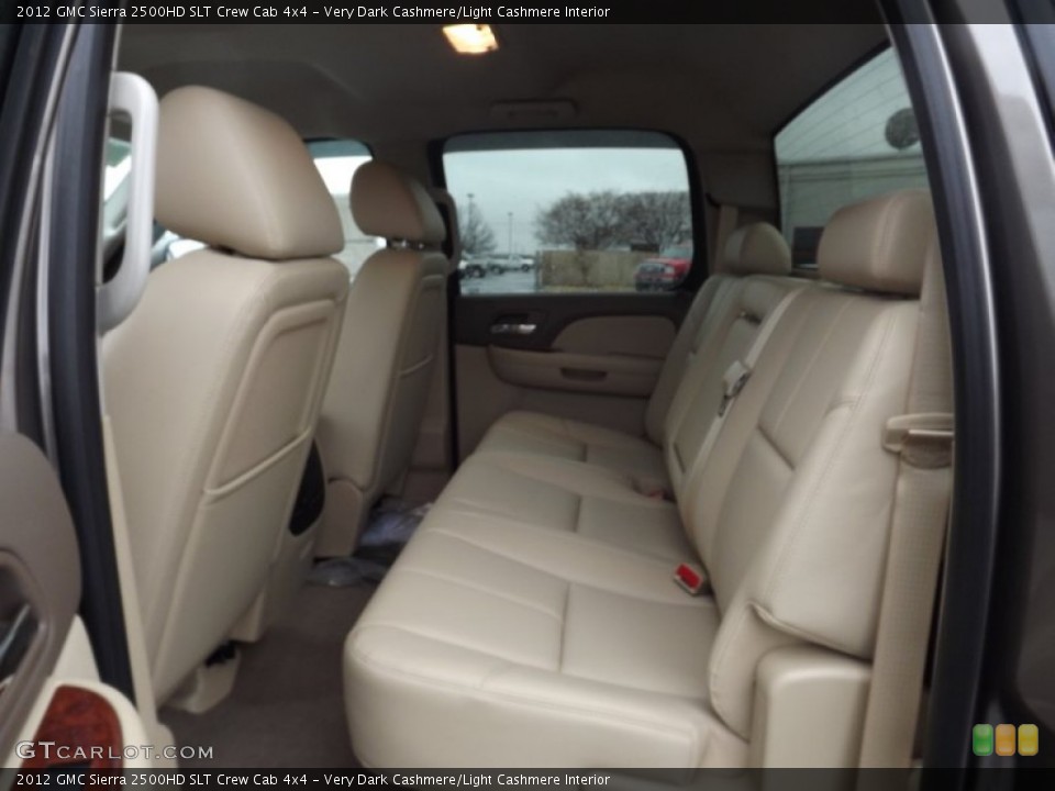 Very Dark Cashmere/Light Cashmere Interior Photo for the 2012 GMC Sierra 2500HD SLT Crew Cab 4x4 #60844183