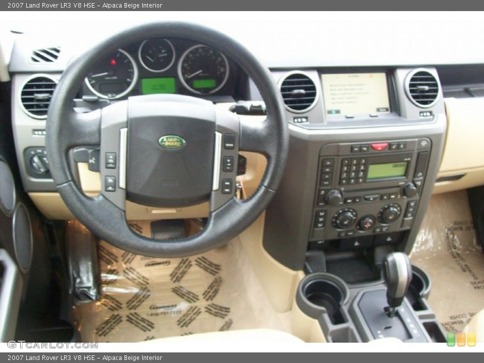Alpaca Beige Interior Dashboard for the 2007 Land Rover LR3 V8 HSE #60844850