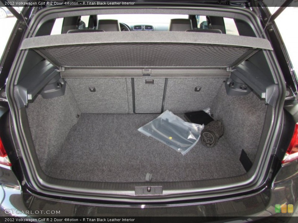 R Titan Black Leather Interior Trunk for the 2012 Volkswagen Golf R 2 Door 4Motion #60845845