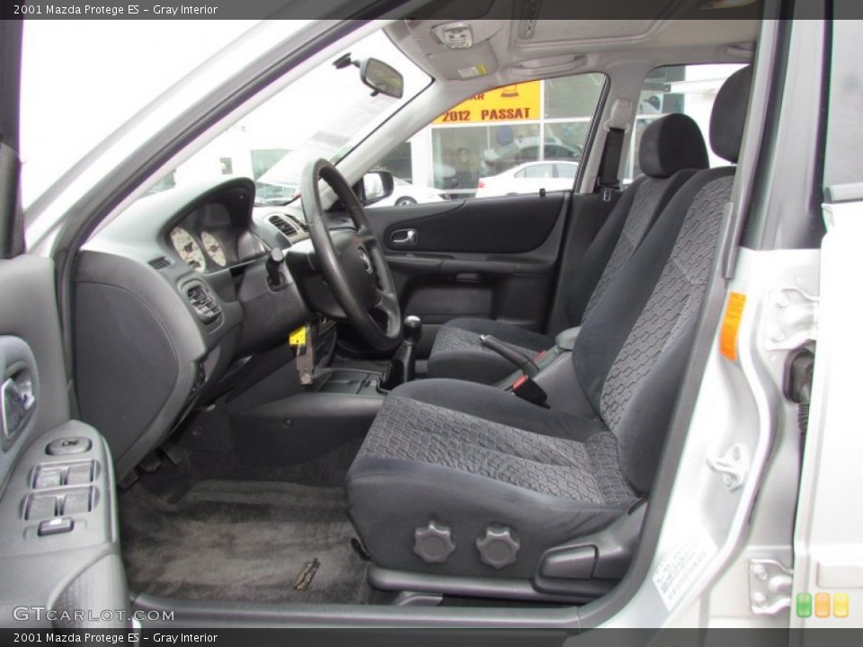 Gray Interior Photo for the 2001 Mazda Protege ES #60846353