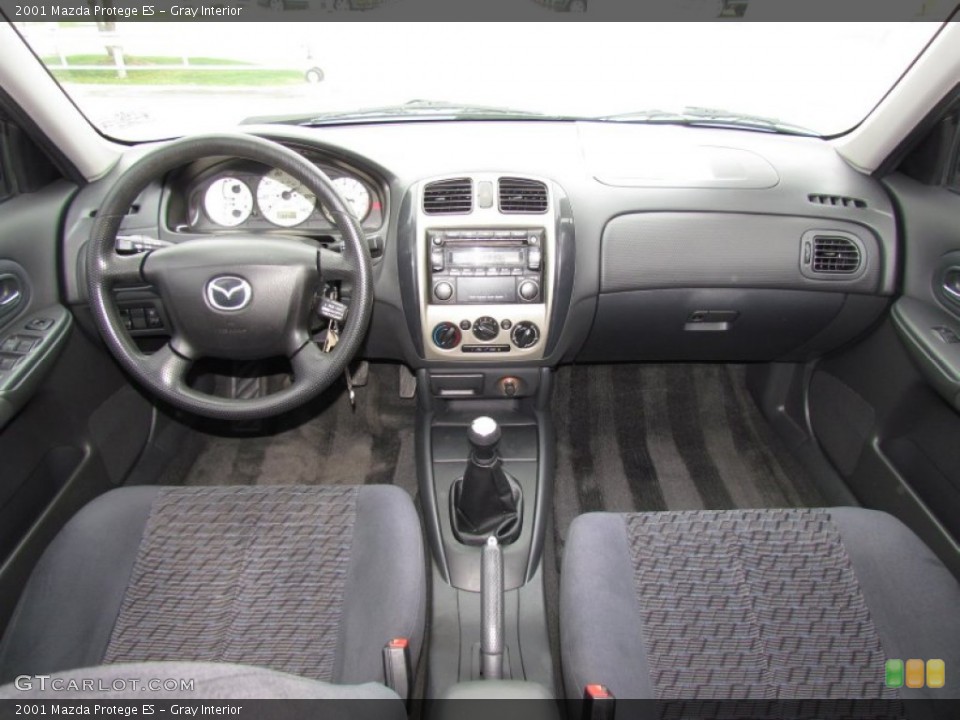 Gray Interior Dashboard for the 2001 Mazda Protege ES #60846396