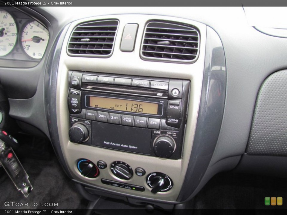 Gray Interior Controls for the 2001 Mazda Protege ES #60846411