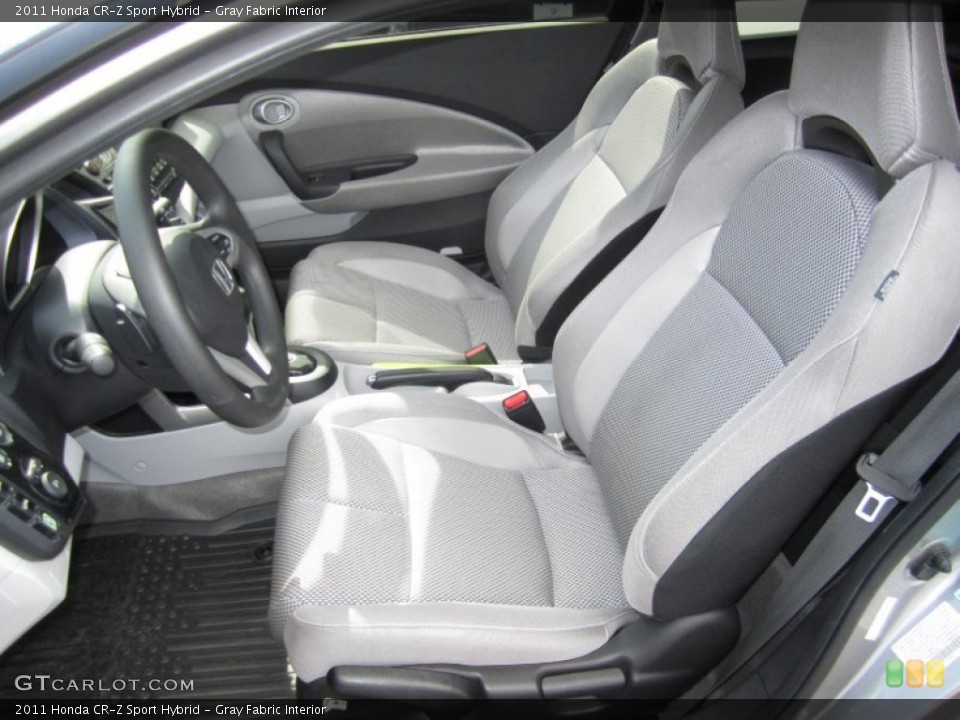 Gray Fabric Interior Front Seat for the 2011 Honda CR-Z Sport Hybrid #60846463