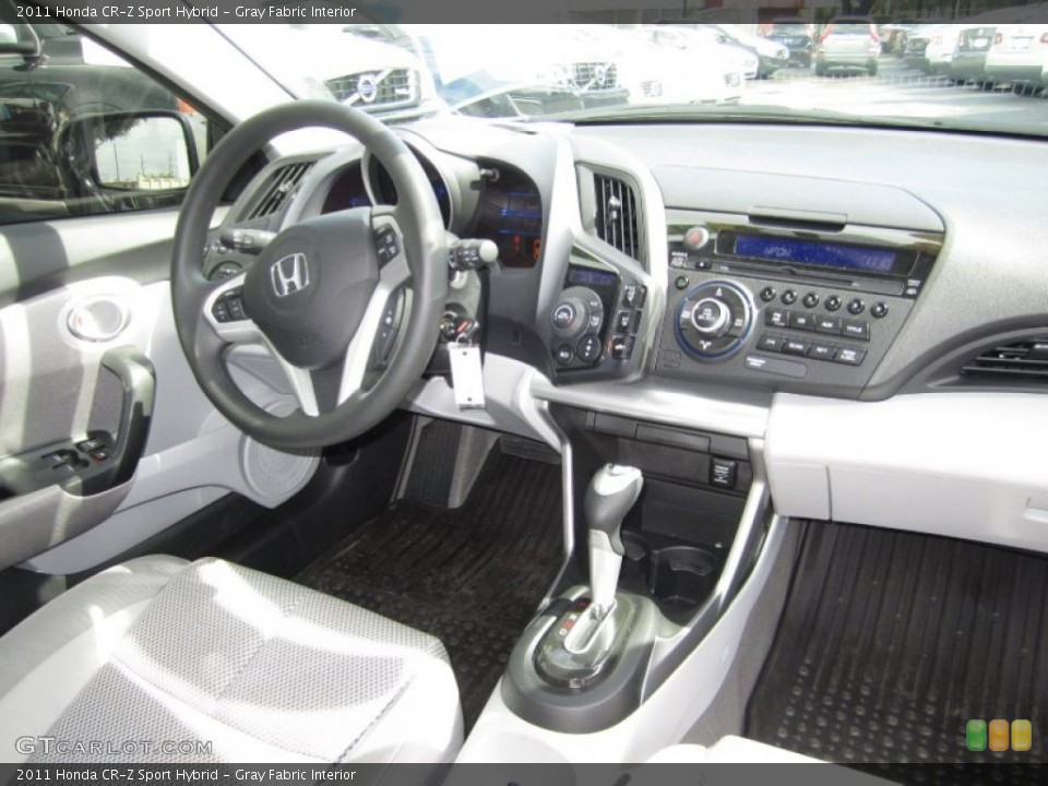 Gray Fabric Interior Dashboard for the 2011 Honda CR-Z Sport Hybrid #60846488