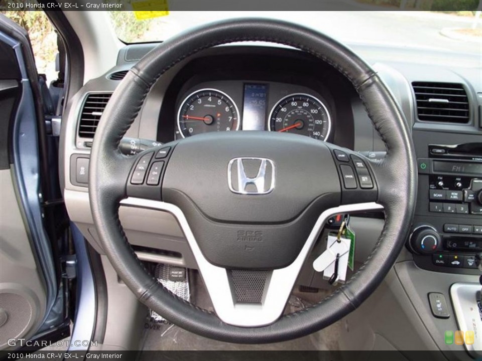 Gray Interior Steering Wheel for the 2010 Honda CR-V EX-L #60847306