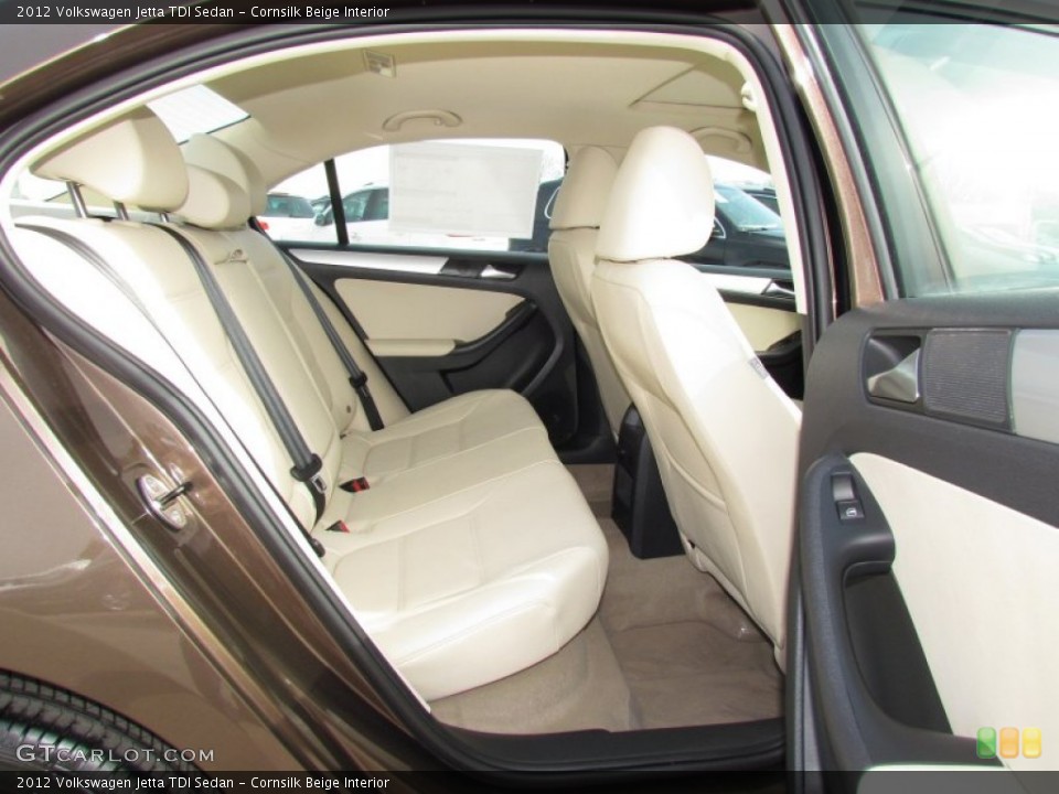 Cornsilk Beige Interior Photo for the 2012 Volkswagen Jetta TDI Sedan #60848571