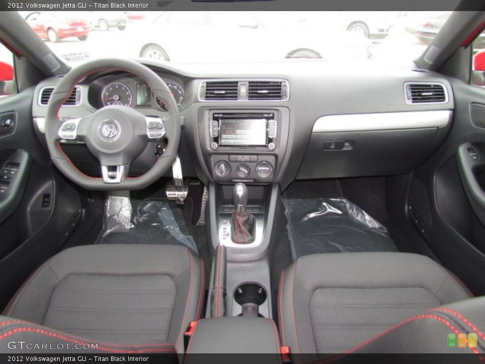 Titan Black Interior Dashboard for the 2012 Volkswagen Jetta GLI #60848679