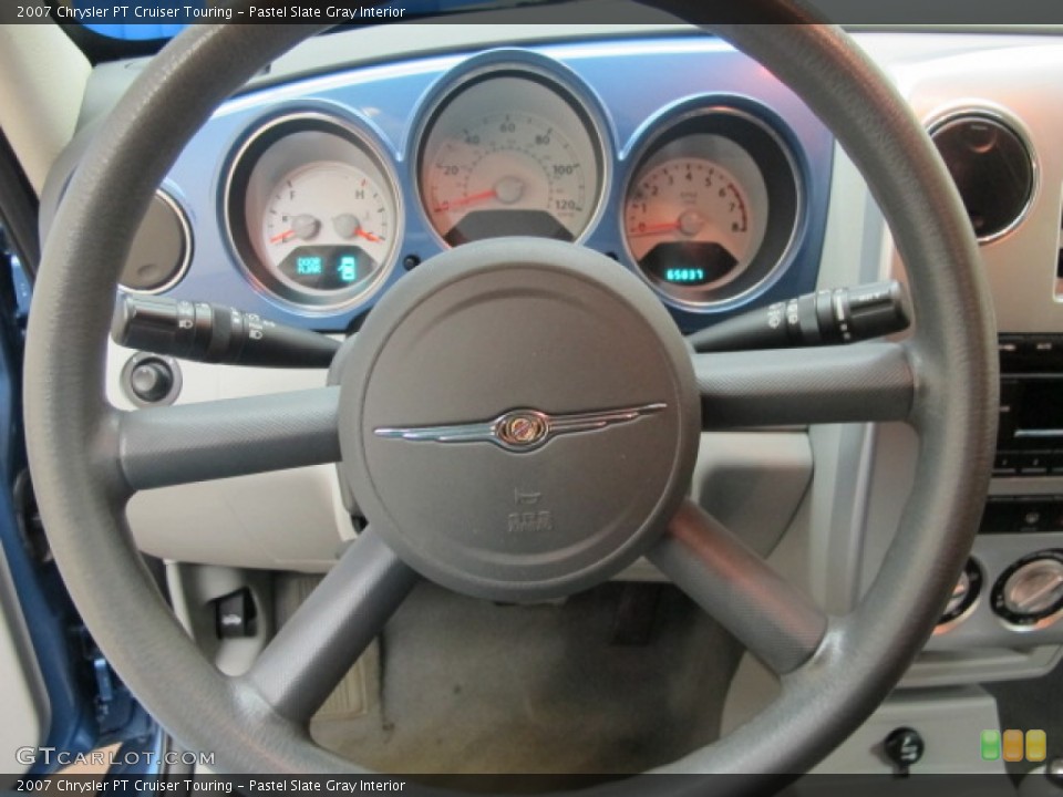 Pastel Slate Gray Interior Steering Wheel for the 2007 Chrysler PT Cruiser Touring #60849231