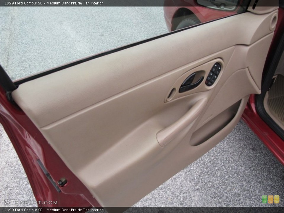 Medium Dark Prairie Tan Interior Door Panel for the 1999 Ford Contour SE #60853574