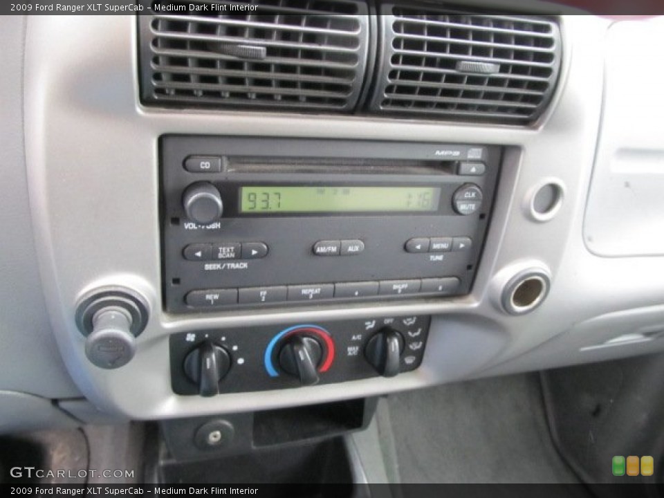 Medium Dark Flint Interior Controls for the 2009 Ford Ranger XLT SuperCab #60854391