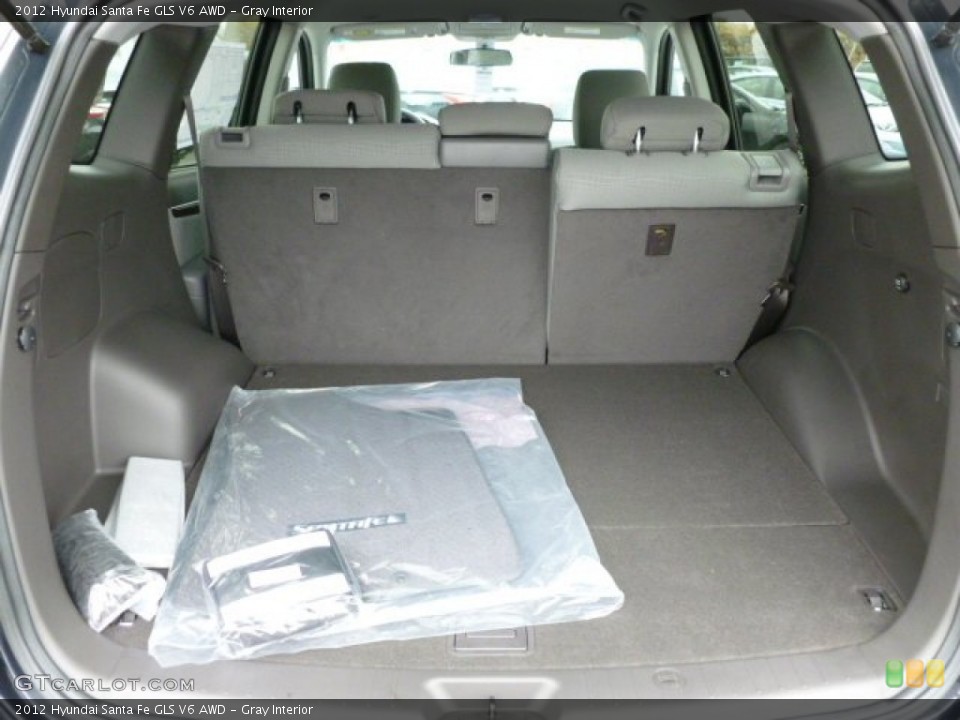 Gray Interior Trunk for the 2012 Hyundai Santa Fe GLS V6 AWD #60855930
