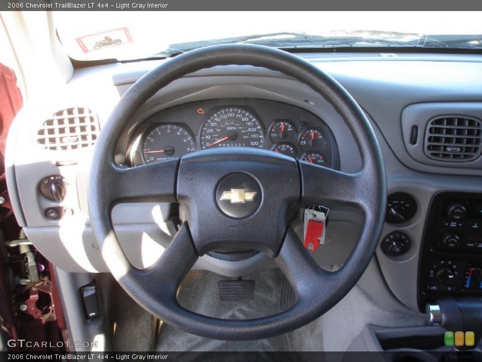 Light Gray Interior Steering Wheel for the 2006 Chevrolet TrailBlazer LT 4x4 #60858069