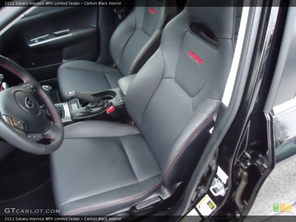 Carbon Black Interior Photo for the 2011 Subaru Impreza WRX Limited Sedan #60858963