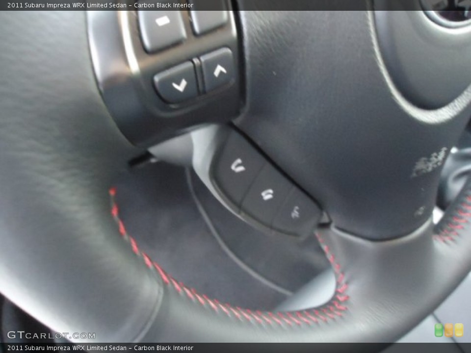 Carbon Black Interior Controls for the 2011 Subaru Impreza WRX Limited Sedan #60859080