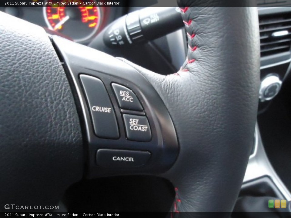 Carbon Black Interior Controls for the 2011 Subaru Impreza WRX Limited Sedan #60859098