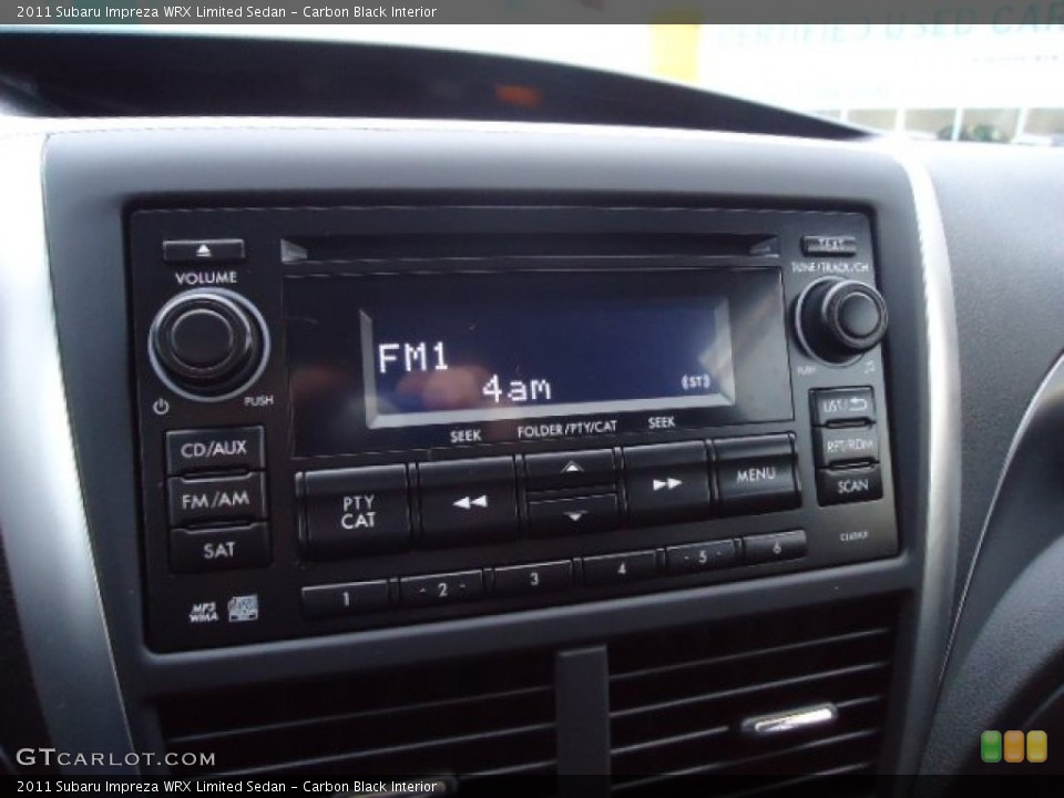 Carbon Black Interior Audio System for the 2011 Subaru Impreza WRX Limited Sedan #60859107