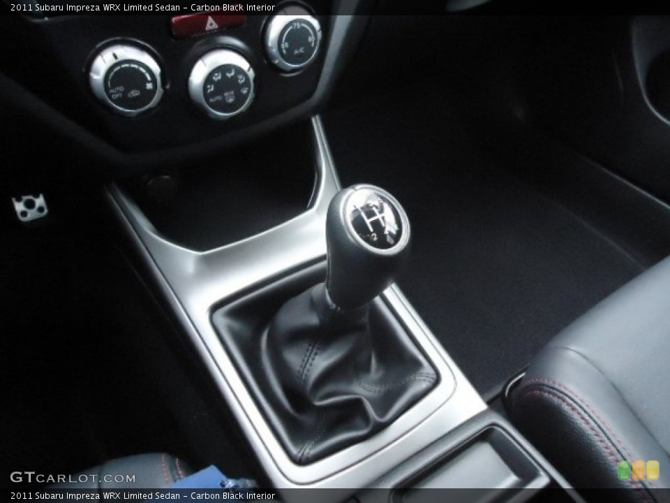 Carbon Black Interior Transmission for the 2011 Subaru Impreza WRX Limited Sedan #60859125