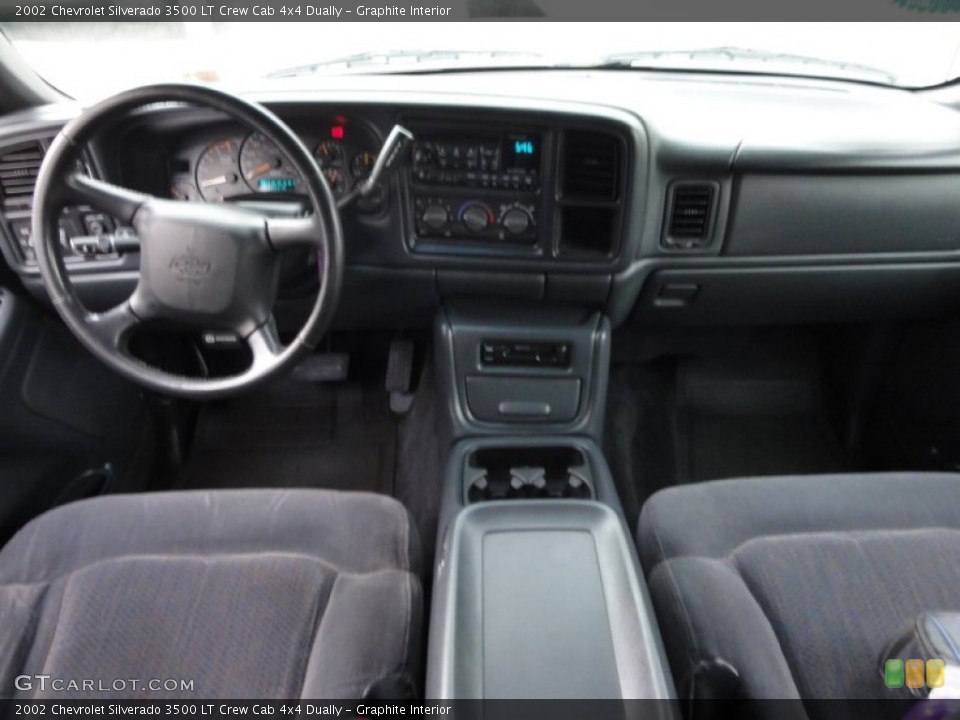 Graphite Interior Dashboard for the 2002 Chevrolet Silverado 3500 LT Crew Cab 4x4 Dually #60861558