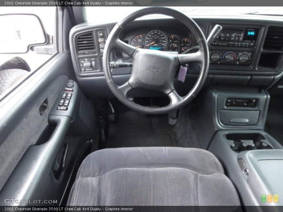 Graphite Interior Dashboard for the 2002 Chevrolet Silverado 3500 LT Crew Cab 4x4 Dually #60861568