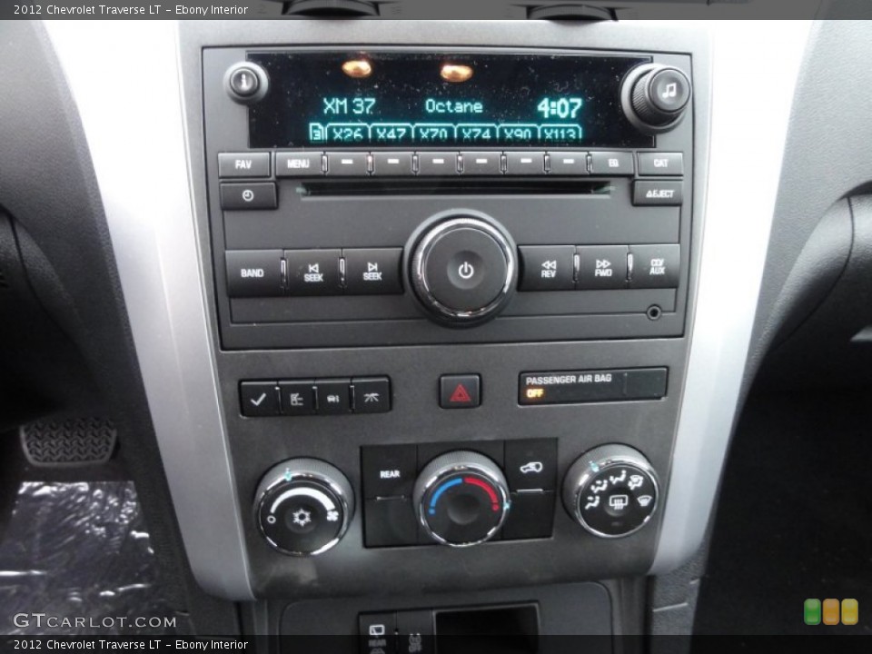 Ebony Interior Audio System for the 2012 Chevrolet Traverse LT #60862211