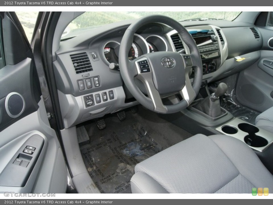 Graphite Interior Photo for the 2012 Toyota Tacoma V6 TRD Access Cab 4x4 #60862389