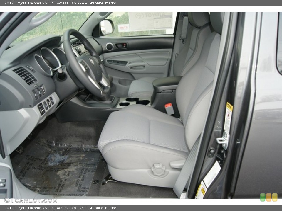 Graphite Interior Photo for the 2012 Toyota Tacoma V6 TRD Access Cab 4x4 #60862398