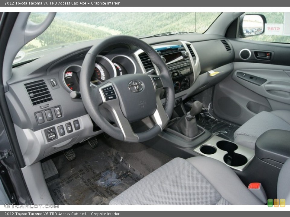 Graphite Interior Photo for the 2012 Toyota Tacoma V6 TRD Access Cab 4x4 #60862458