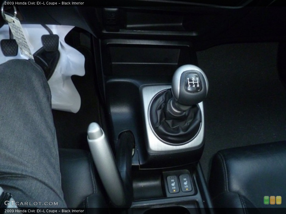 Black Interior Transmission for the 2009 Honda Civic EX-L Coupe #60862653