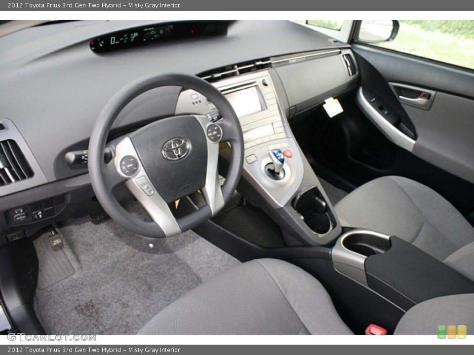Misty Gray Interior Photo for the 2012 Toyota Prius 3rd Gen Two Hybrid #60862875