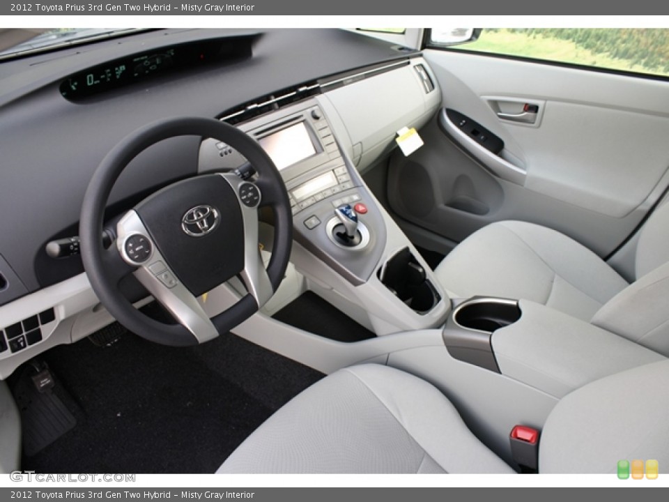 Misty Gray Interior Photo for the 2012 Toyota Prius 3rd Gen Two Hybrid #60863169