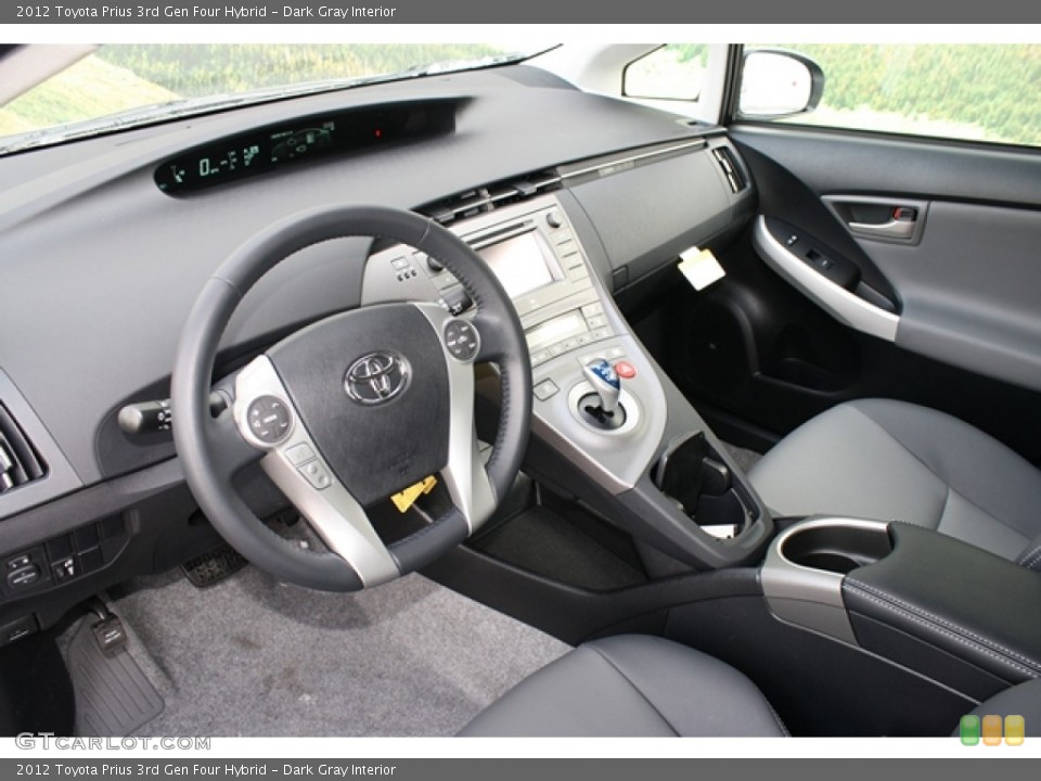 Dark Gray Interior Photo for the 2012 Toyota Prius 3rd Gen Four Hybrid #60863319