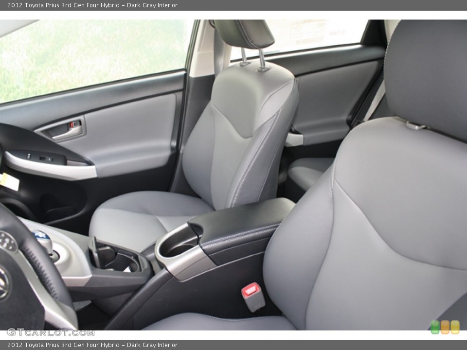 Dark Gray Interior Photo for the 2012 Toyota Prius 3rd Gen Four Hybrid #60863340