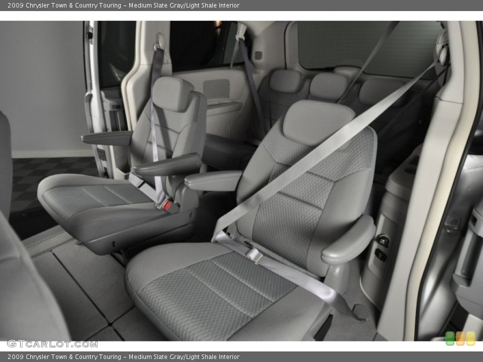 Medium Slate Gray/Light Shale Interior Rear Seat for the 2009 Chrysler Town & Country Touring #60863367
