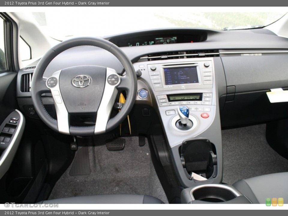 Dark Gray Interior Dashboard for the 2012 Toyota Prius 3rd Gen Four Hybrid #60863370