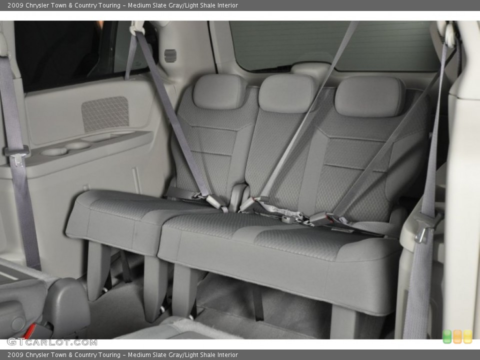 Medium Slate Gray/Light Shale Interior Rear Seat for the 2009 Chrysler Town & Country Touring #60863376