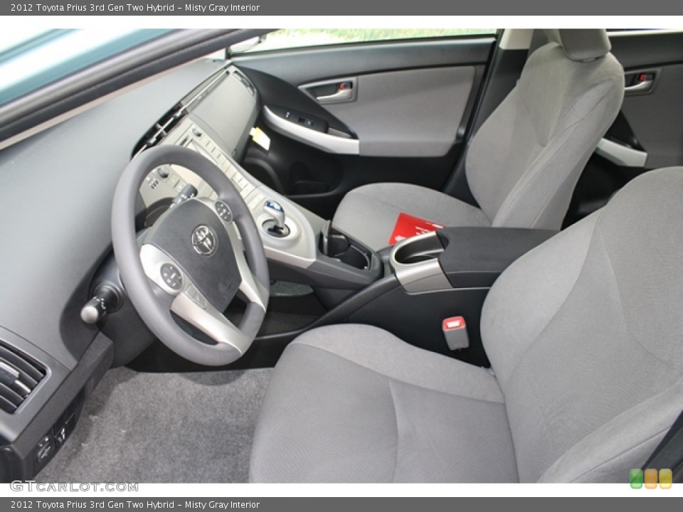 Misty Gray Interior Photo for the 2012 Toyota Prius 3rd Gen Two Hybrid #60863463