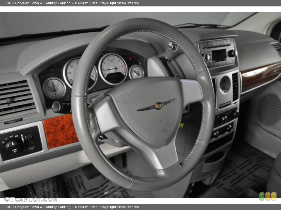 Medium Slate Gray/Light Shale Interior Steering Wheel for the 2009 Chrysler Town & Country Touring #60863481