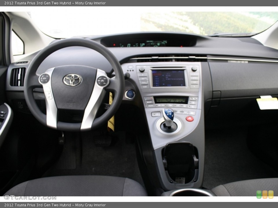 Misty Gray Interior Dashboard for the 2012 Toyota Prius 3rd Gen Two Hybrid #60863503
