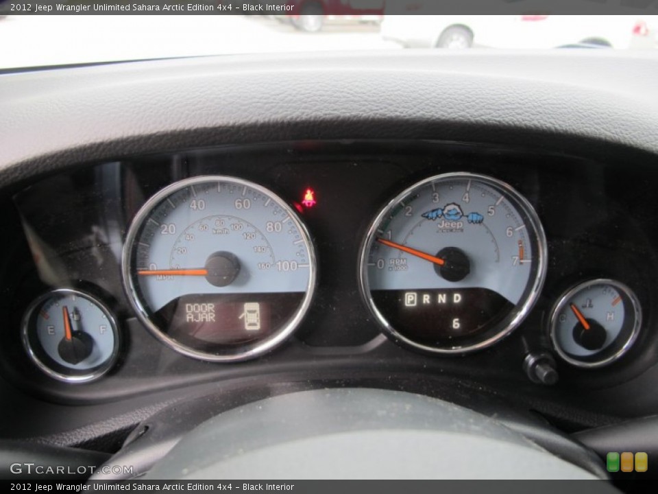 Black Interior Gauges for the 2012 Jeep Wrangler Unlimited Sahara Arctic Edition 4x4 #60863640